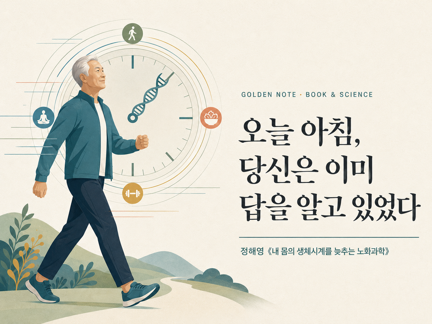 《내 몸의 생체시계를 늦추는 노화과학》- 정해영